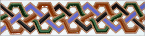 Border Azulejo Tile: Laila