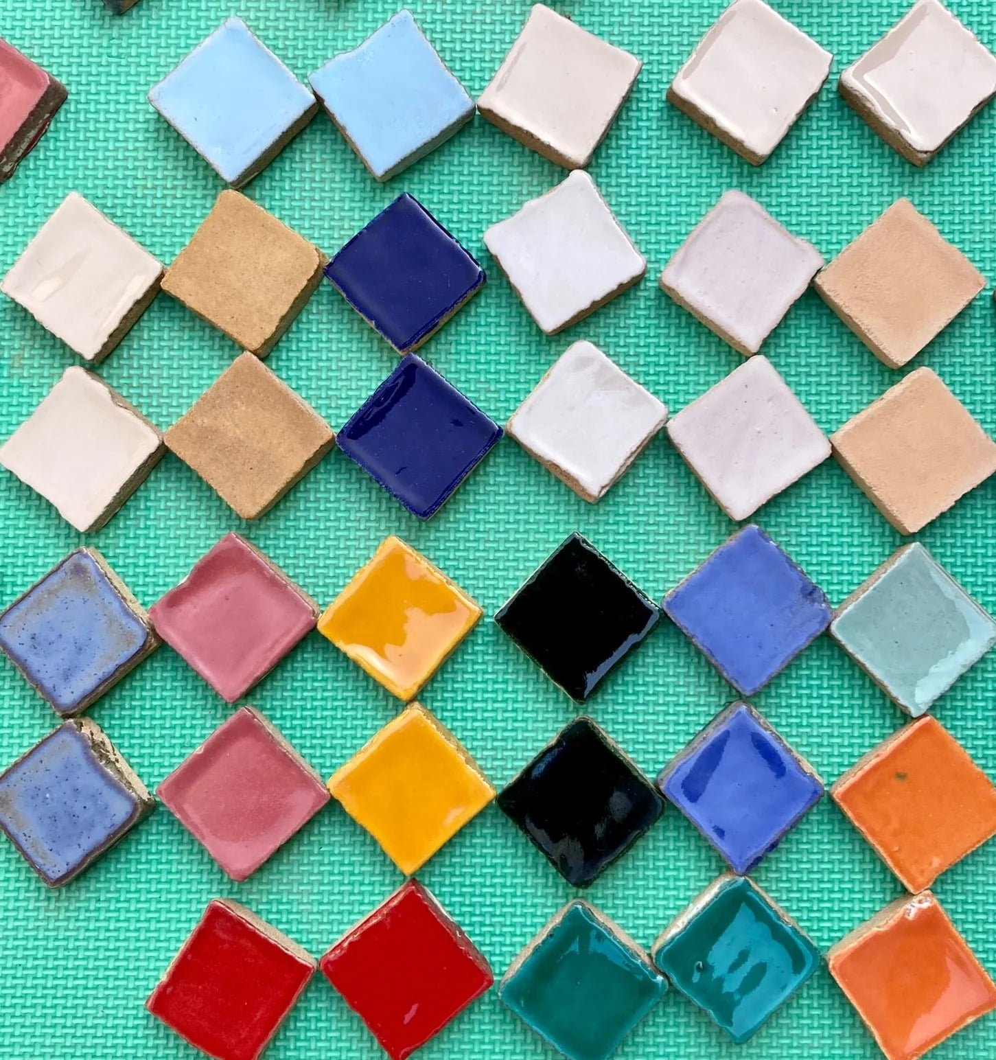 Hand-made terracotta: Taco insets