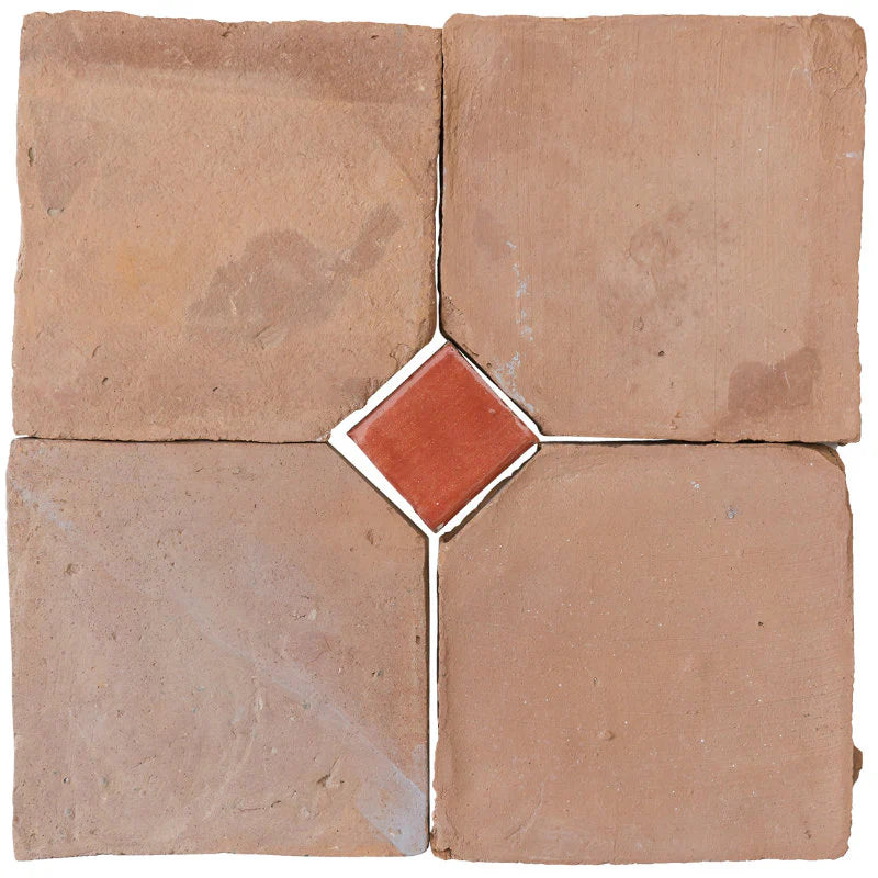 Hand-made terracotta: Pentagons