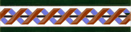 Border Azulejo Tile: Humeya