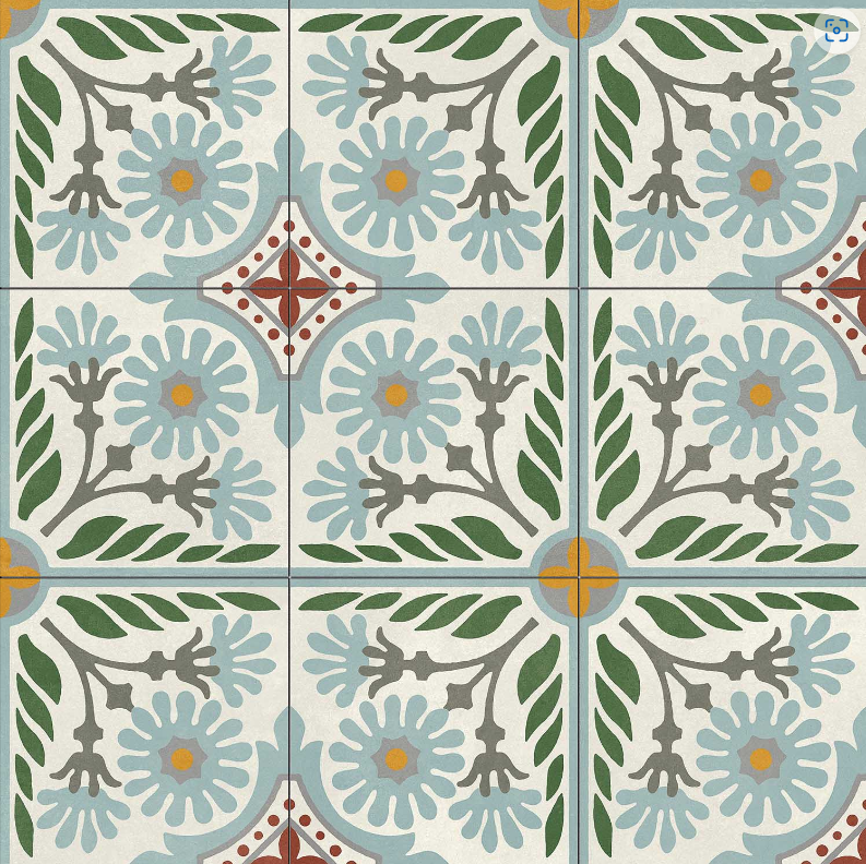 Jardin - Olivos pattern tiles