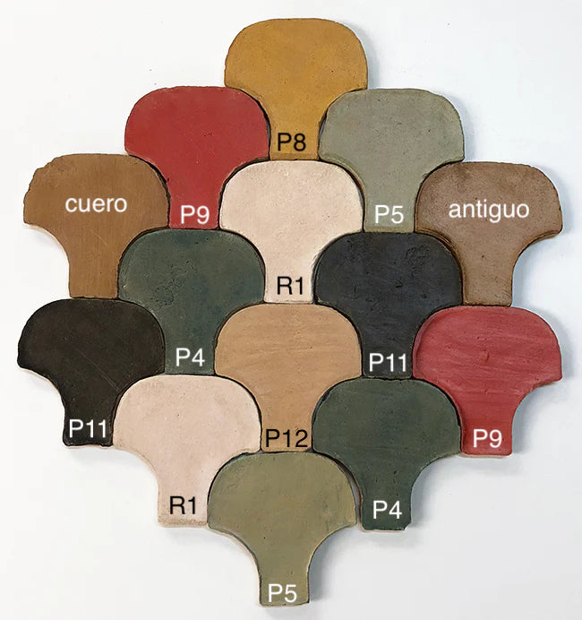 Hand-made terracotta: Arabesque Tiles