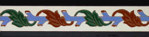Border Azulejo Tile: Parra