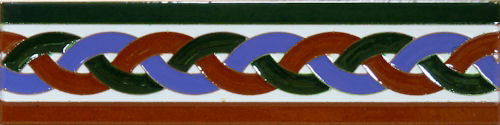 Border Azulejo Tile: Shamira