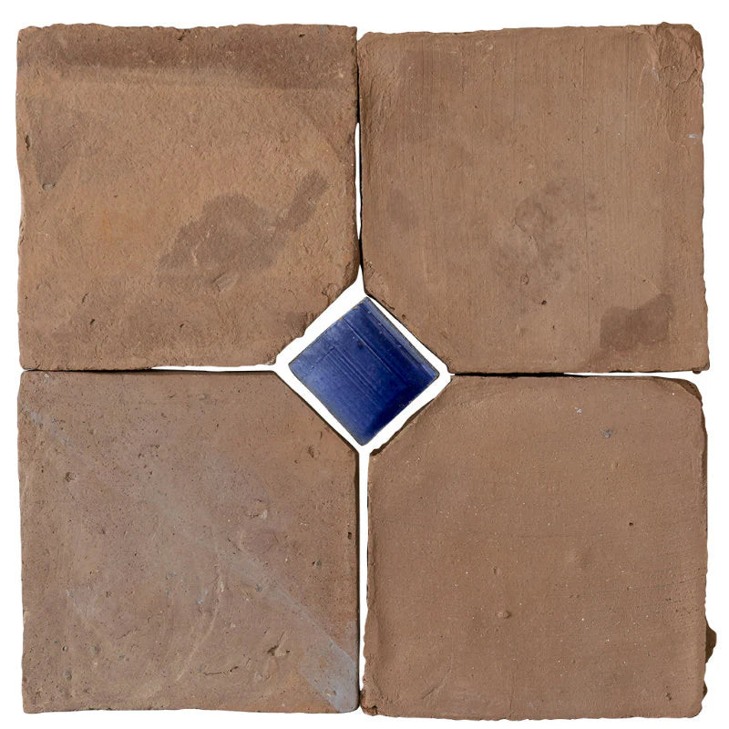 Hand-made terracotta: Pentagons