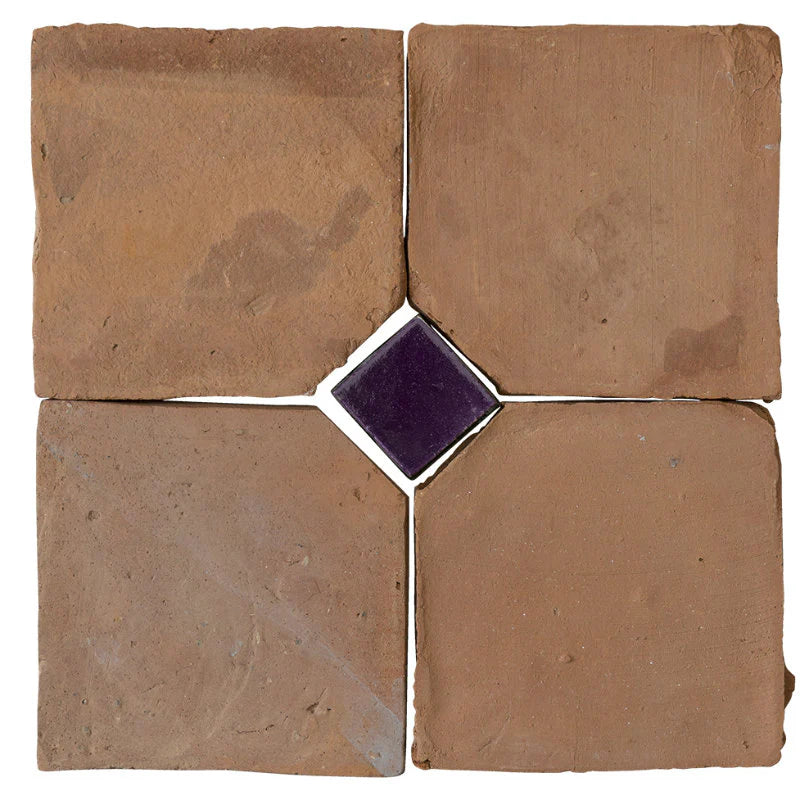 Hand-made terracotta: Pentagons