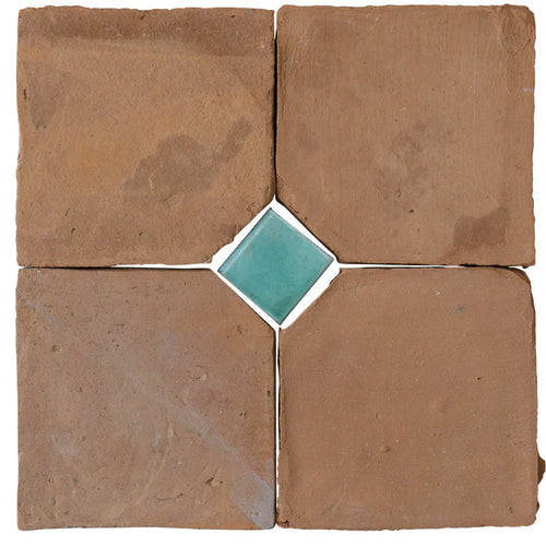 Hand-made terracotta: Pentagons