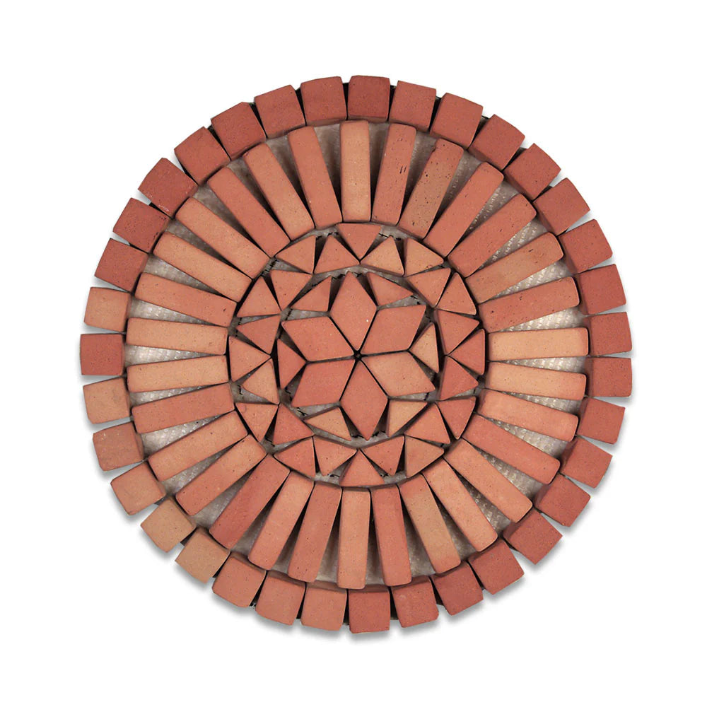 Hand-made terracotta: Mosaic Circle