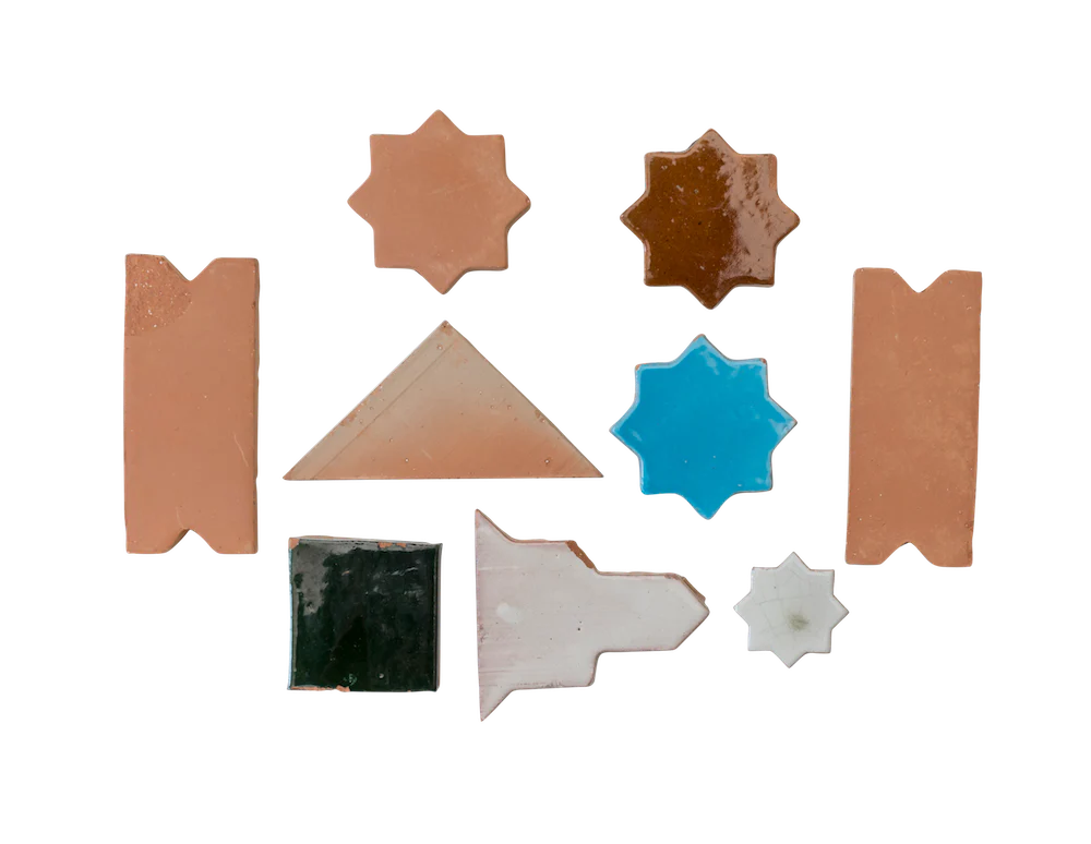 Terracotta: Stars, crosses, and complementary insets