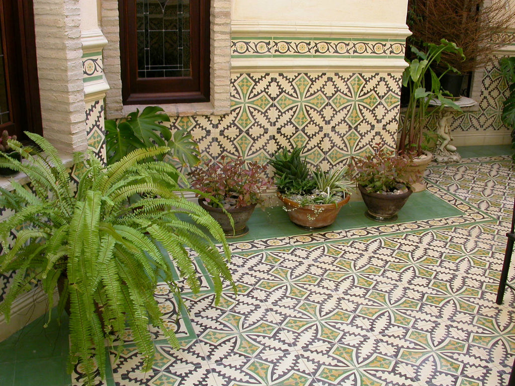 Encaustic Tiles for Gardens